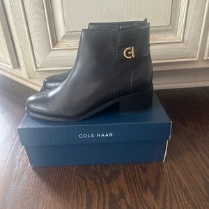 Cole Haan Holis Buckle leather bootie
